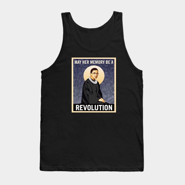 may her memory be a revolution RBG Tank Top by bebekbobok